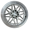 15" BC250 15X7.0 8H100/114.3 ET35 TITANIUM SILVER SPORT RIM - Image 2