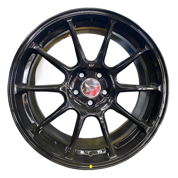 15" ULF15 15X6.5 4H100 ET40 CB73.1 GLOSSY BLACK (ADJQB) SPORT RIM