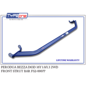 pixelcut-export-1759377366751 TYPE ONE FRONT STRUT BAR PERODUA BEZZA 2016Y D63D 1.0 2WD (BFS2-00077)